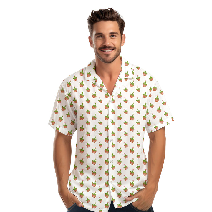 Cactus Merry Christmas - Funny Golf Hawaiian Shirt 