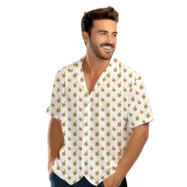 Cactus Merry Christmas - Funny Golf Hawaiian Shirt 