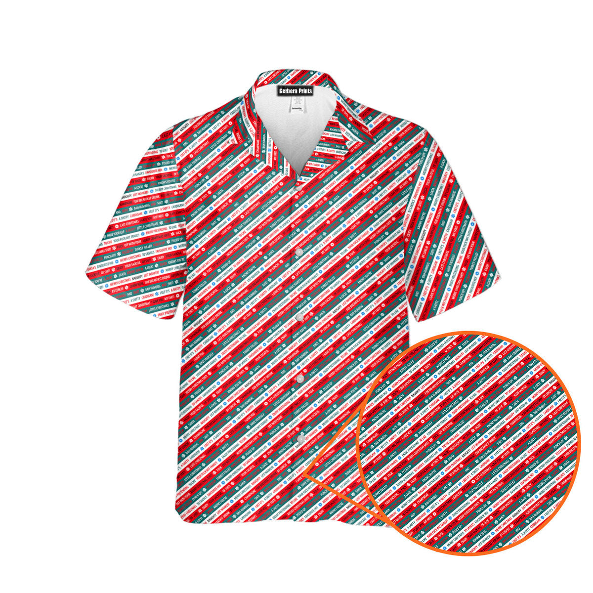 Christmas Xmas Funny Rude Joke - Funny Golf Hawaiian Shirt-Hawaiian Shirt-Gerbera Prints