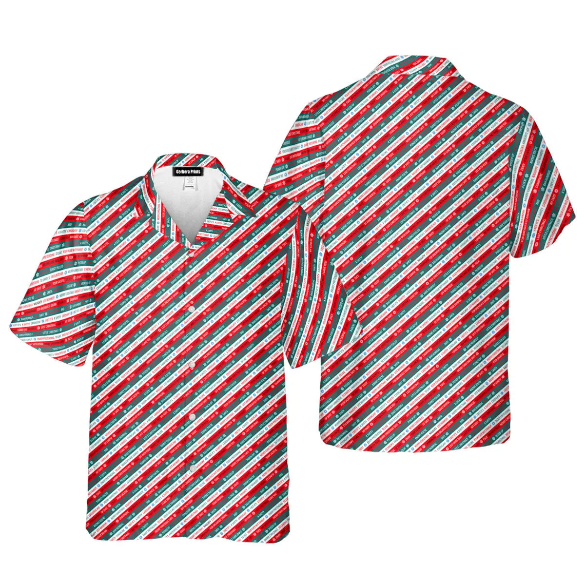 Christmas Xmas Funny Rude Joke - Funny Golf Hawaiian Shirt-Hawaiian Shirt-Gerbera Prints