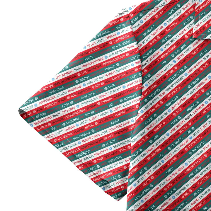 Christmas Xmas Funny Rude Joke - Funny Golf Hawaiian Shirt 