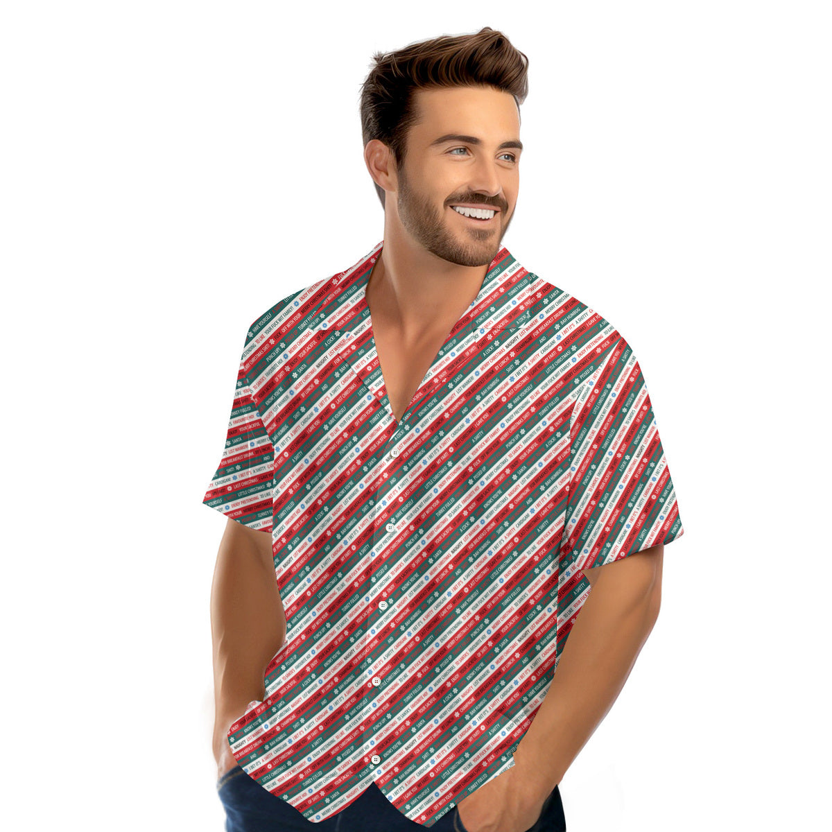 Christmas Xmas Funny Rude Joke - Funny Golf Hawaiian Shirt-Hawaiian Shirt-Gerbera Prints