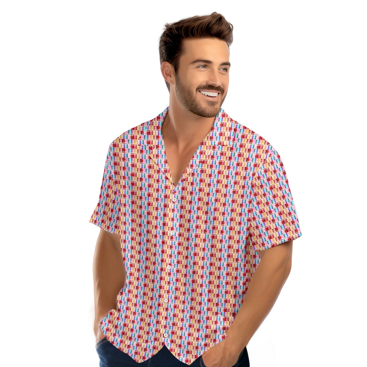 Colorful Blissful Stopper - Funny Golf Hawaiian Shirt-Hawaiian Shirt-Gerbera Prints