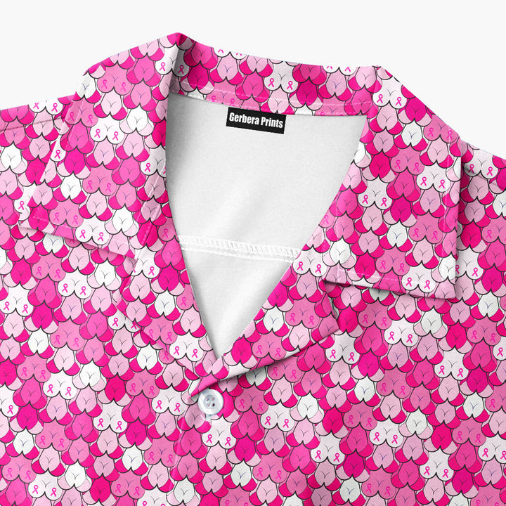 Pink Ribbon - Funny Golf Hawaiian Shirt