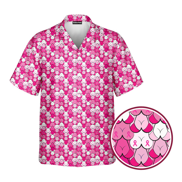 Pink Ribbon Funny Golf Hawaiian Shirt