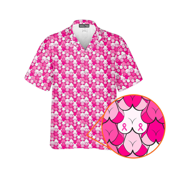 Pink Ribbon - Funny Golf Hawaiian Shirt