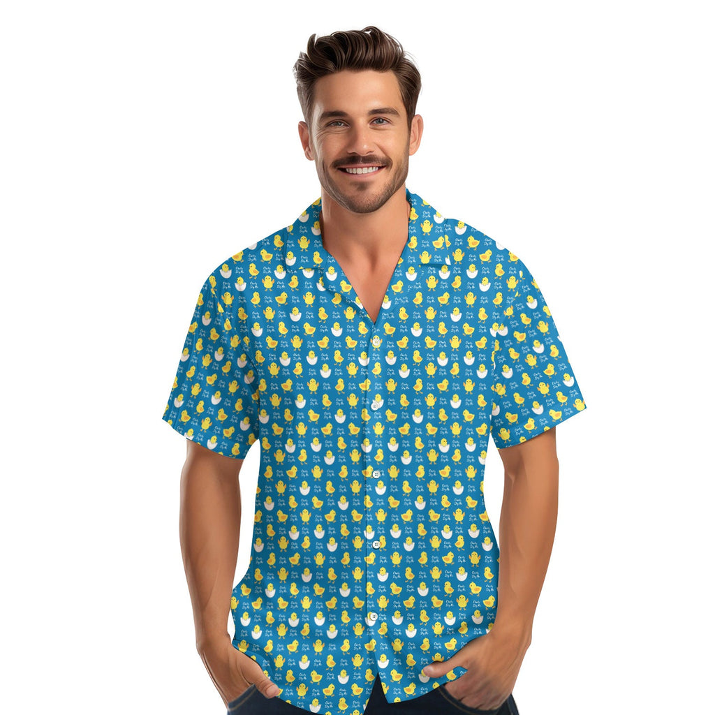 Chicks Dig Me Easter Eggs - Funny Golf Hawaiian Shirt-Hawaiian Shirt-Gerbera Prints