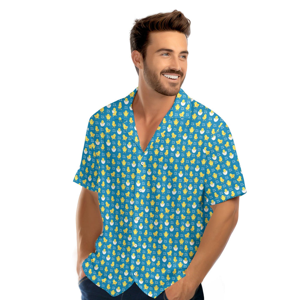 Chicks Dig Me Easter Eggs - Funny Golf Hawaiian Shirt-Hawaiian Shirt-Gerbera Prints