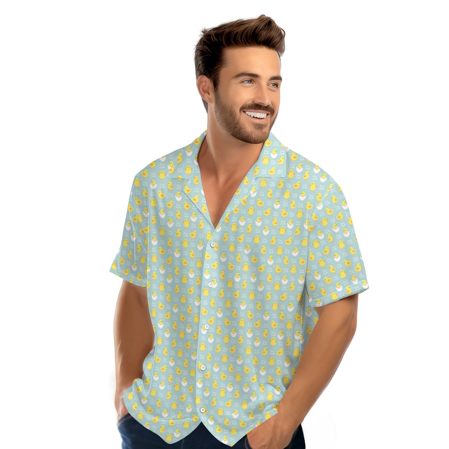 Chicks Dig Me Easter Eggs - Funny Golf Hawaiian Shirt-Hawaiian Shirt-Gerbera Prints