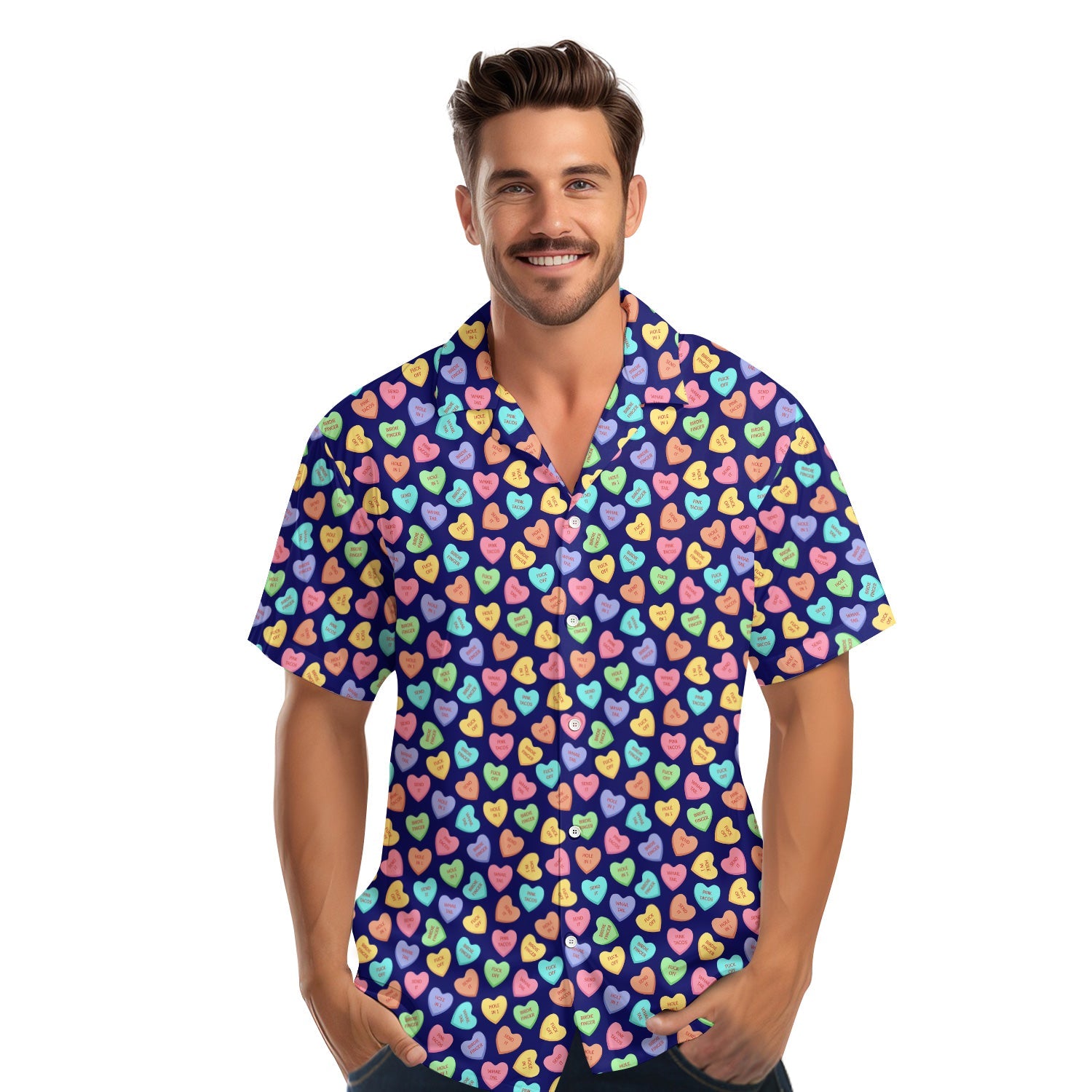 Skittles Candy - Funny Golf Hawaiian Shirt