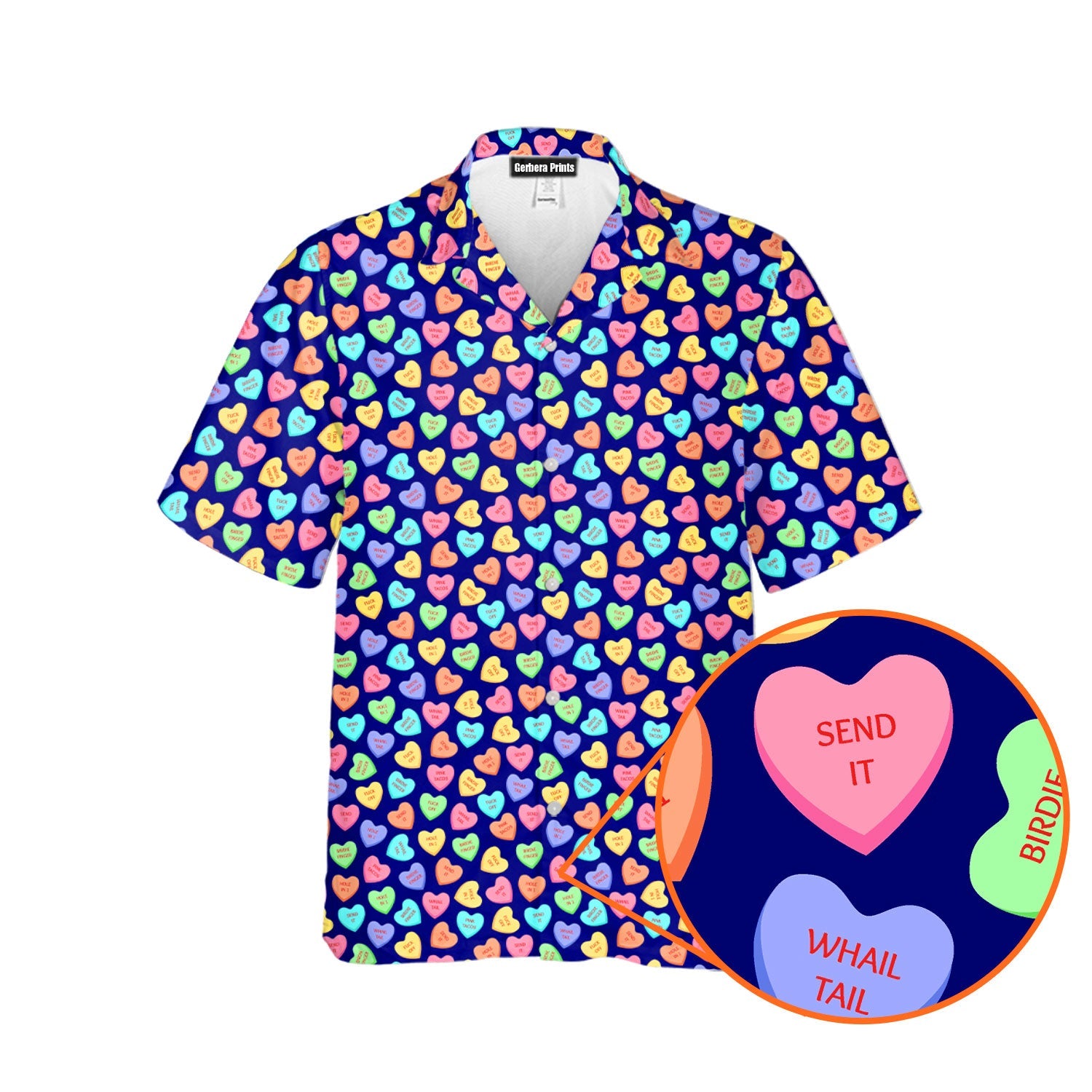 Skittles Candy - Funny Golf Hawaiian Shirt