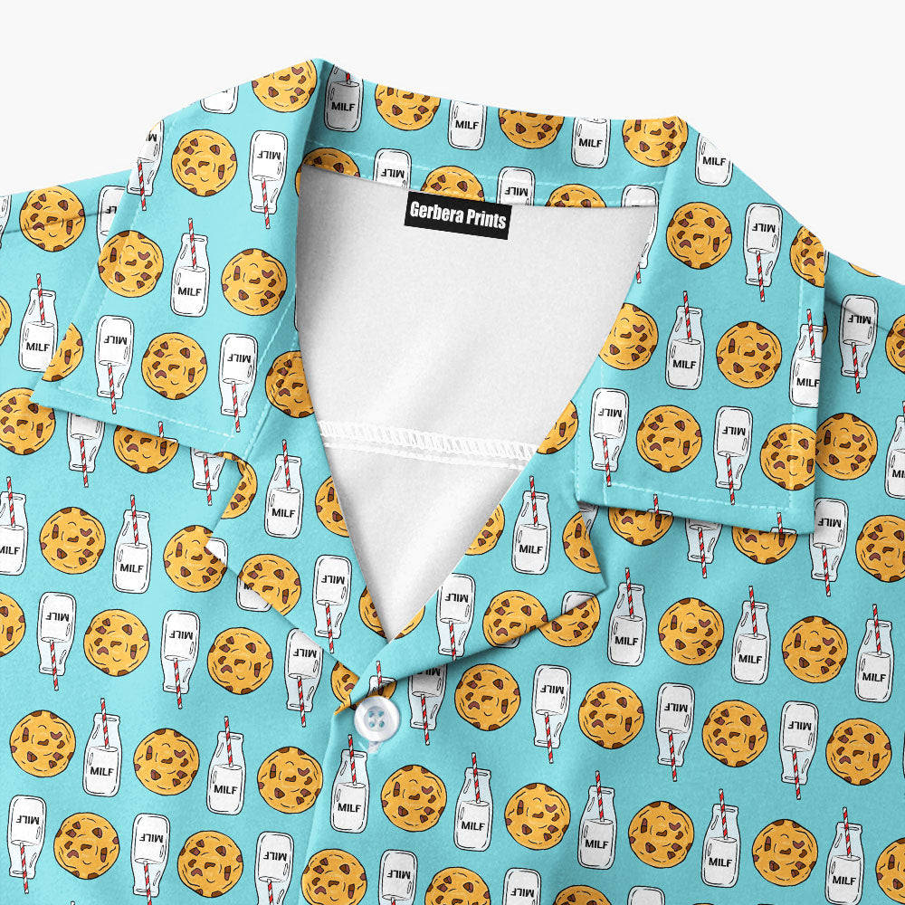 Milk 'N' Cookies - Funny Golf Hawaiian Shirt-Hawaiian Shirt-Gerbera Prints