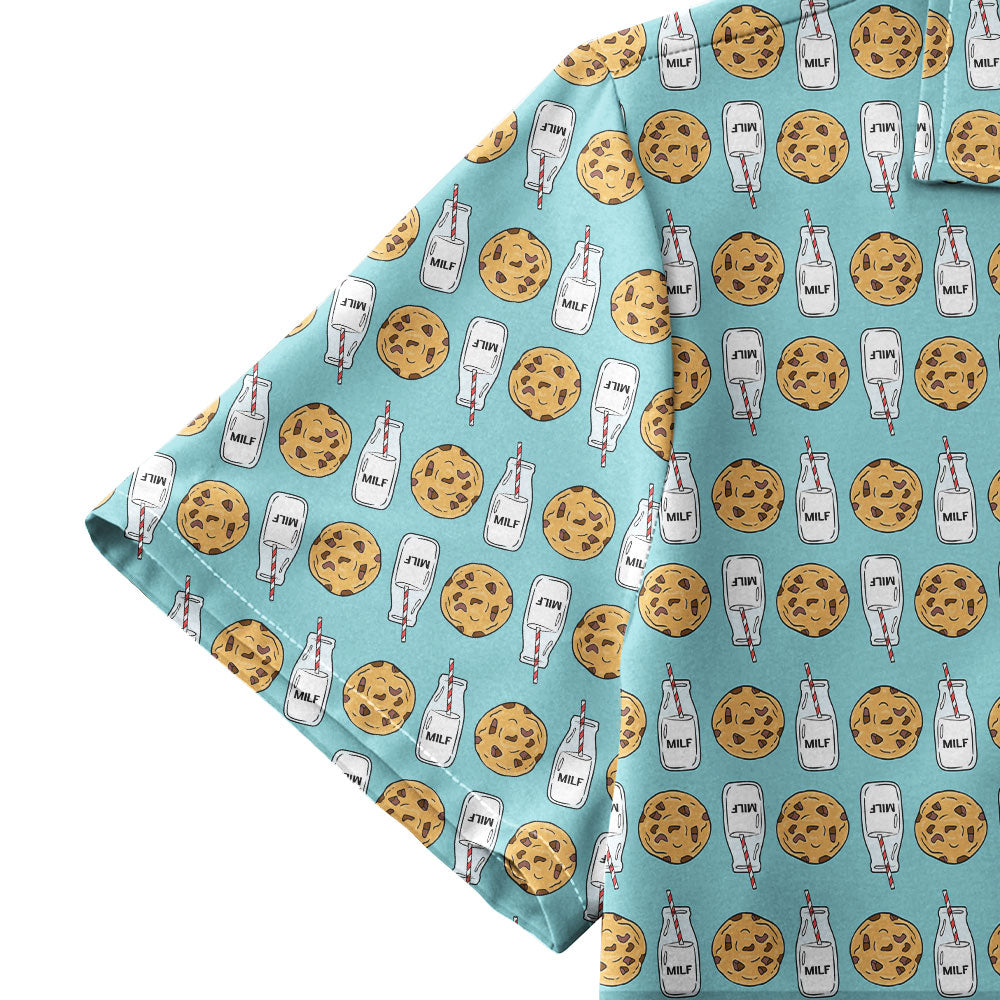 Milk 'N' Cookies - Funny Golf Hawaiian Shirt-Hawaiian Shirt-Gerbera Prints