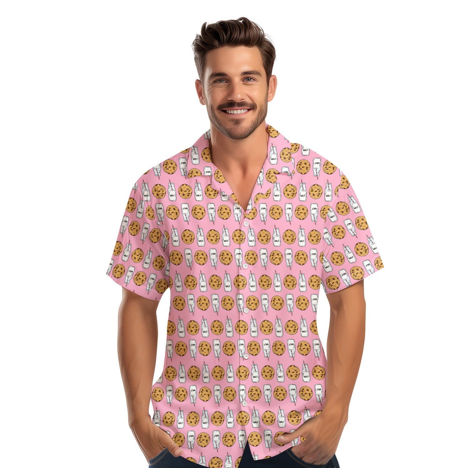 Milk 'N' Cookies - Funny Golf Hawaiian Shirt