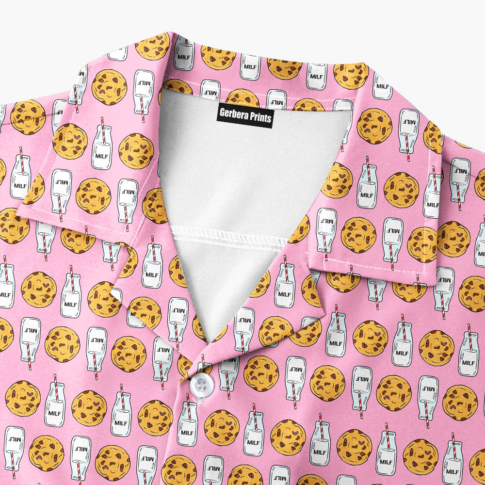 Milk 'N' Cookies - Funny Golf Hawaiian Shirt-Hawaiian Shirt-Gerbera Prints