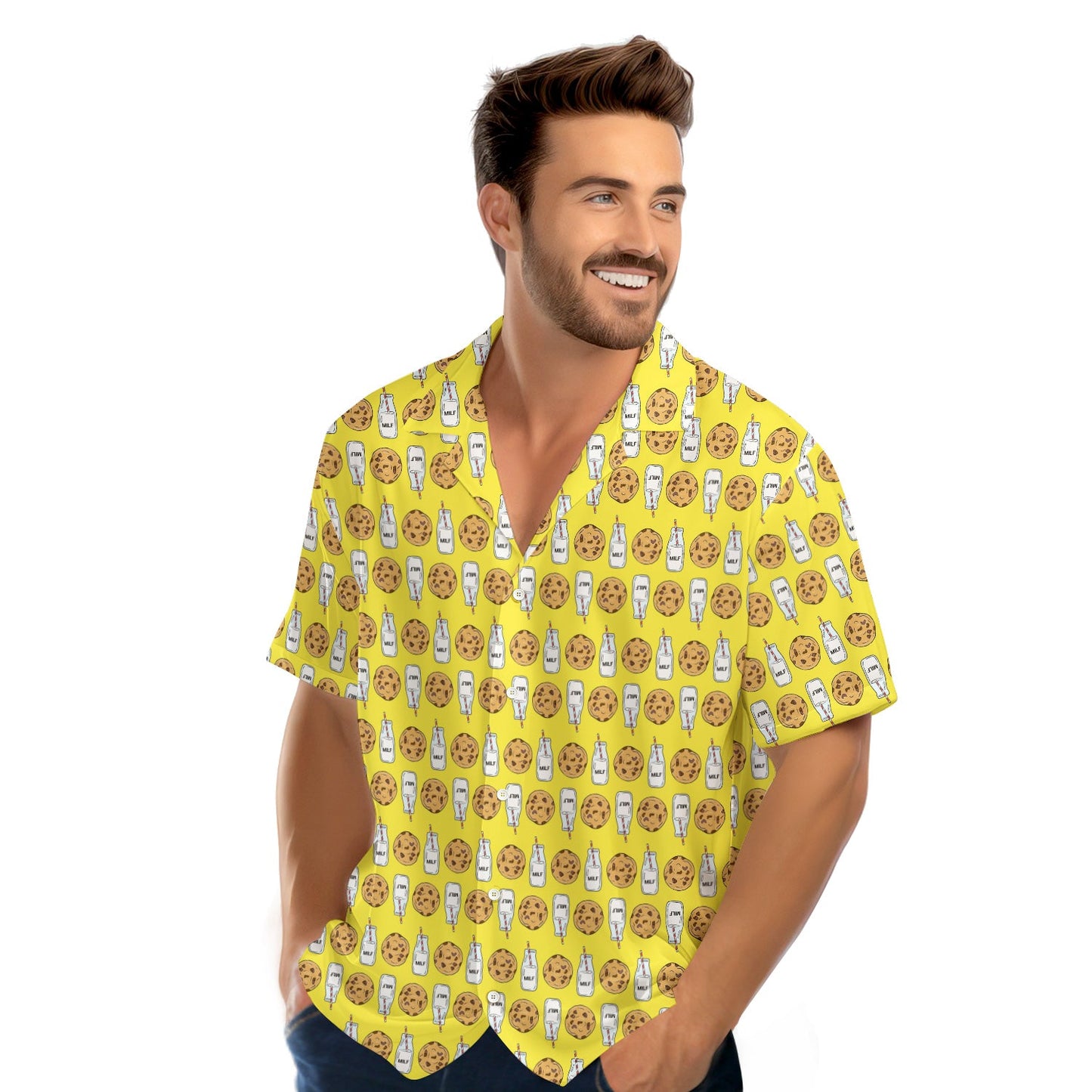 Milk 'N' Cookies - Funny Golf Hawaiian Shirt