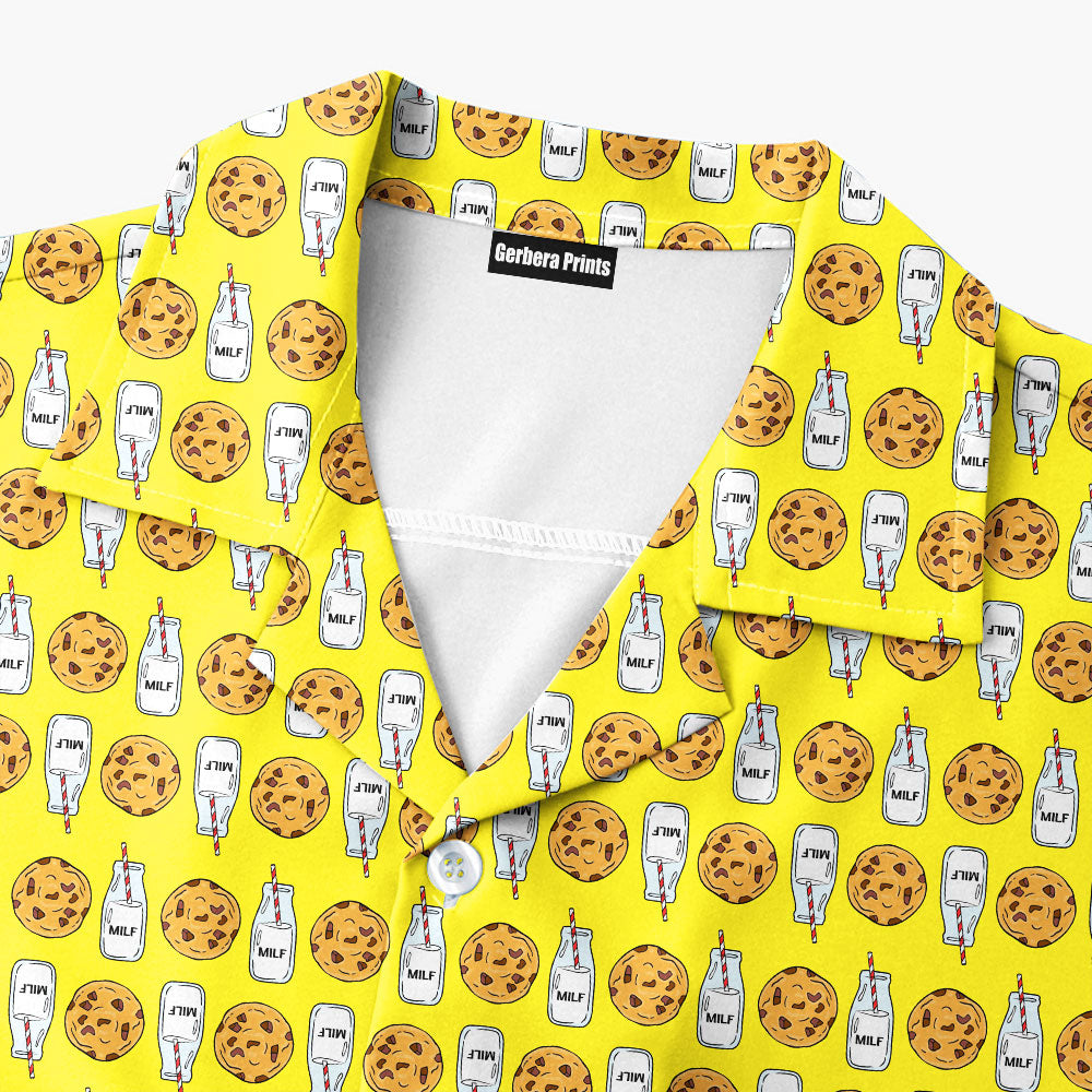 Milk 'N' Cookies - Funny Golf Hawaiian Shirt-Hawaiian Shirt-Gerbera Prints