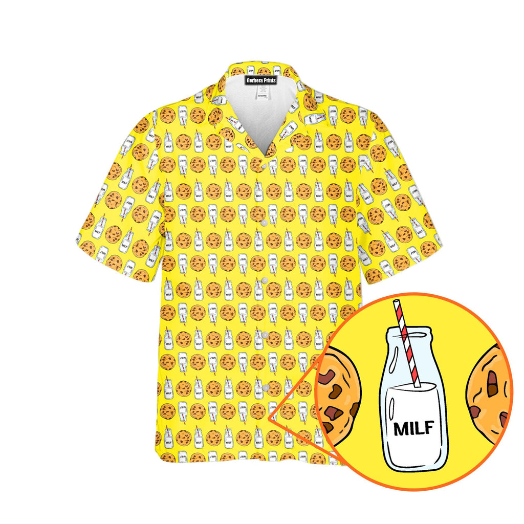 Milk 'N' Cookies - Funny Golf Hawaiian Shirt-Hawaiian Shirt-Gerbera Prints