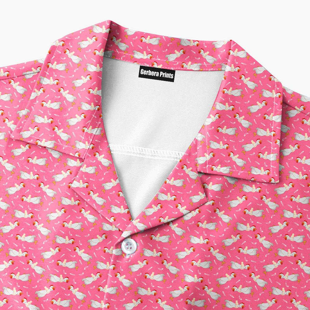 Choking The Chicken - Funny Golf Hawaiian Shirt-Hawaiian Shirt-Gerbera Prints
