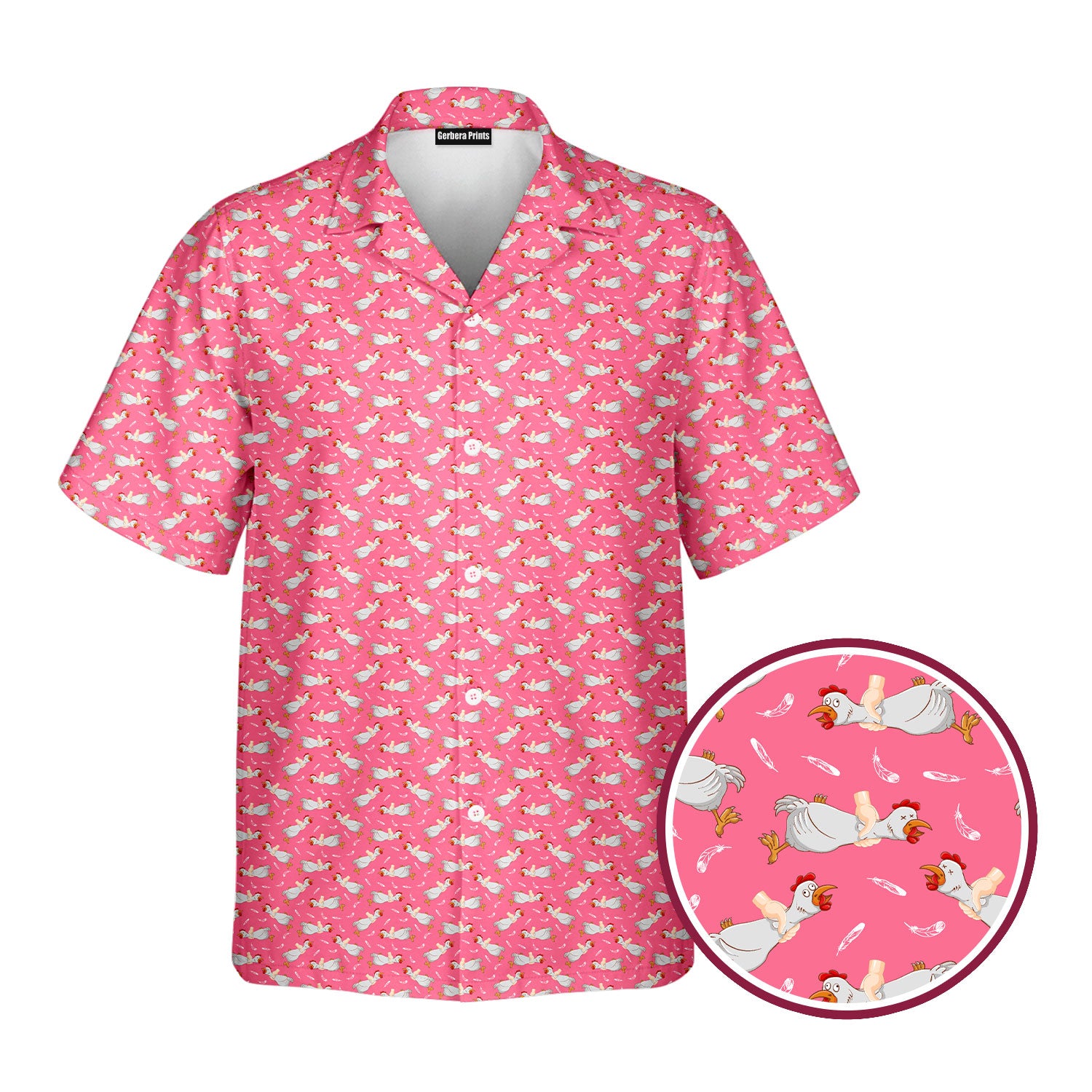 Choking The Chicken - Funny Golf Hawaiian Shirt