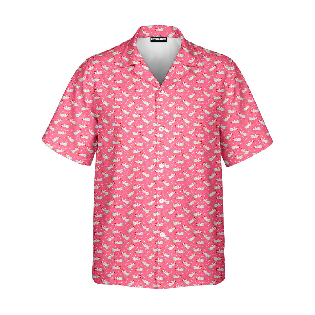 Choking The Chicken - Funny Golf Hawaiian Shirt-Hawaiian Shirt-Gerbera Prints