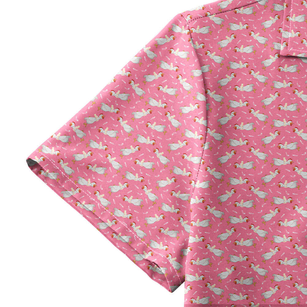 Choking The Chicken - Funny Golf Hawaiian Shirt-Hawaiian Shirt-Gerbera Prints