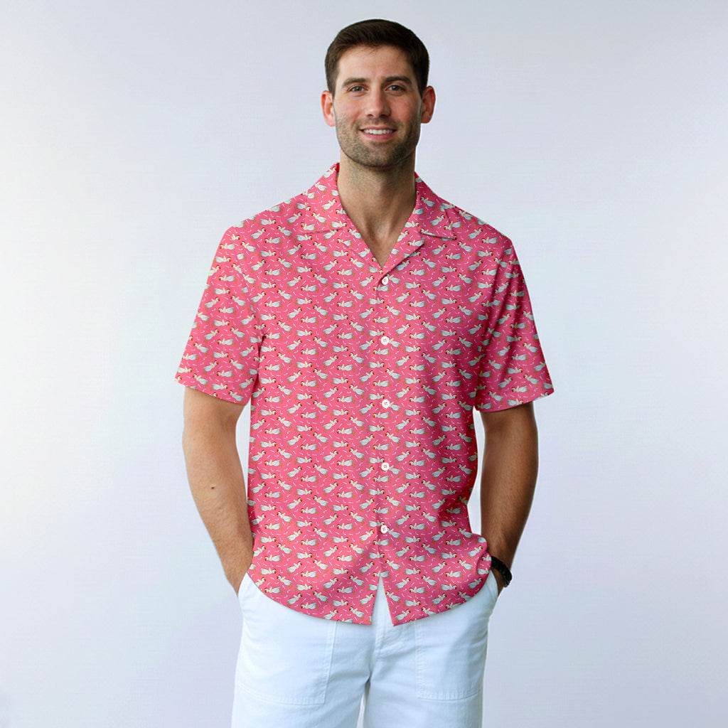 Choking The Chicken - Funny Golf Hawaiian Shirt-Hawaiian Shirt-Gerbera Prints