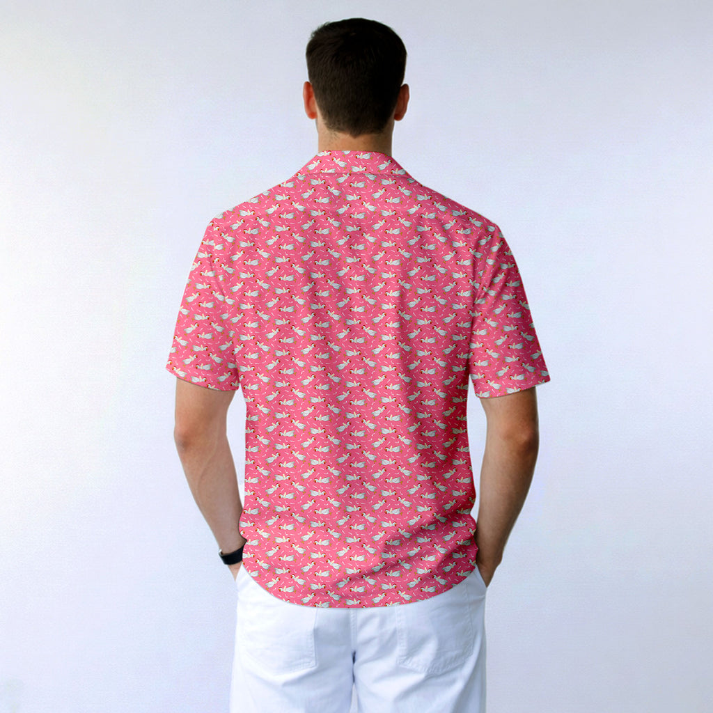 Choking The Chicken - Funny Golf Hawaiian Shirt-Hawaiian Shirt-Gerbera Prints