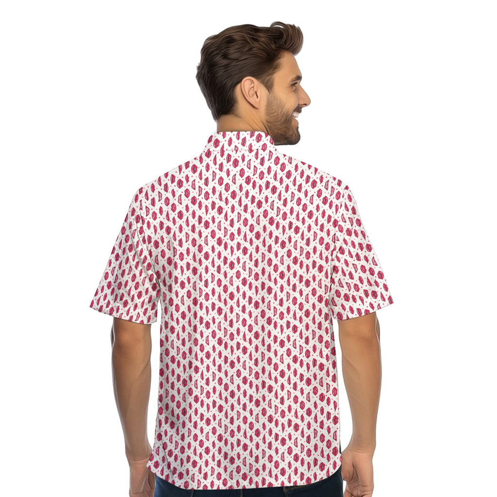 Vertical Smile - Funny Golf Hawaiian Shirt-Hawaiian Shirt-Gerbera Prints