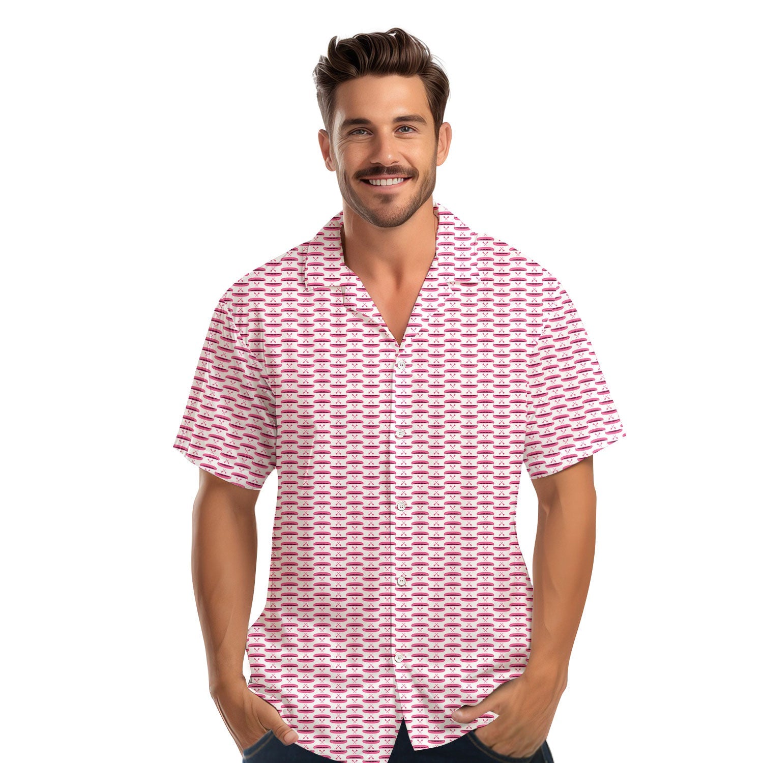 Paddle the Pink Canoe - Funny Golf Hawaiian Shirt-Hawaiian Shirt-Gerbera Prints