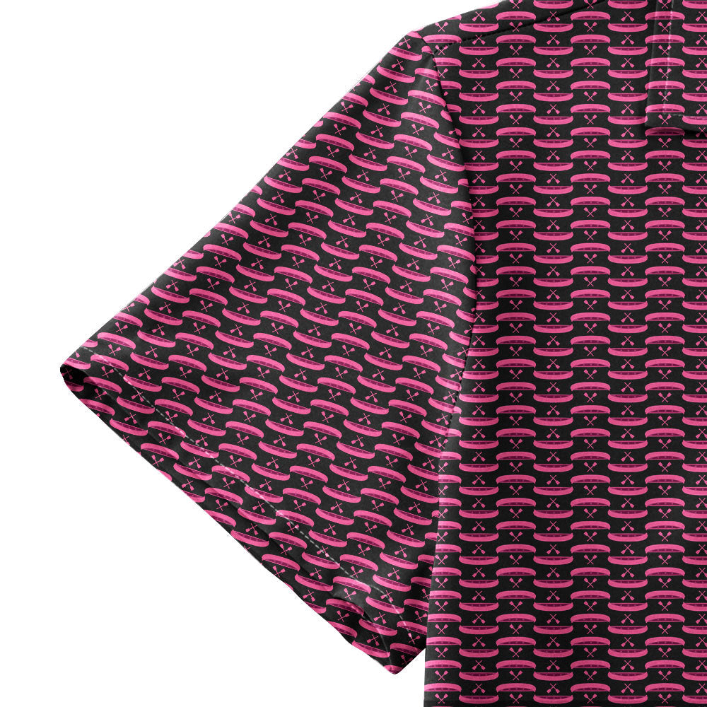 Paddle the Pink Canoe - Funny Golf Hawaiian Shirt-Hawaiian Shirt-Gerbera Prints