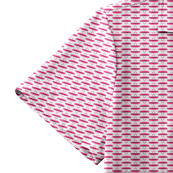 Paddle the Pink Canoe - Funny Golf Hawaiian Shirt