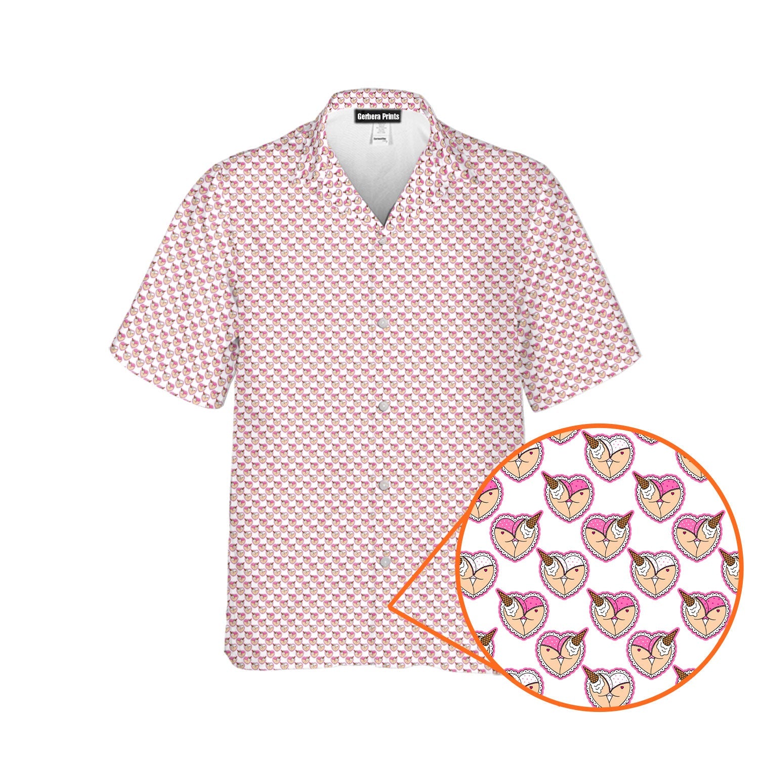 Whip Cream Dream - Funny Golf Hawaiian Shirt-Hawaiian Shirt-Gerbera Prints