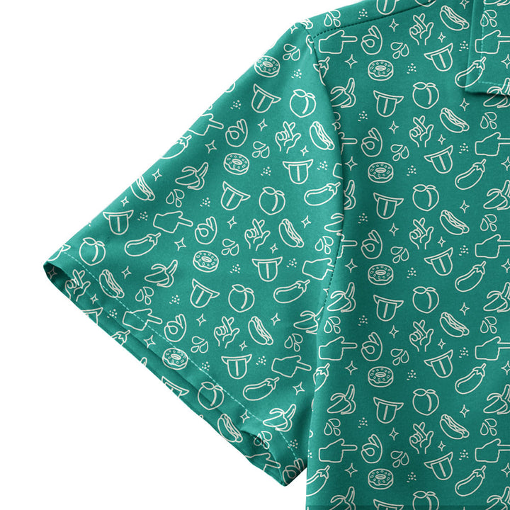 Risky Text - Funny Golf Hawaiian Shirt