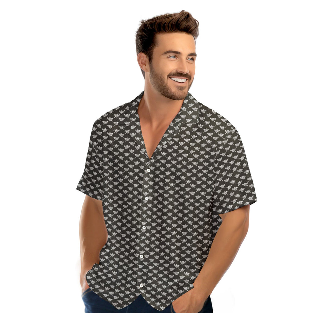 Shaking Hands Skeleton - Funny Golf Hawaiian Shirt-Hawaiian Shirt-Gerbera Prints