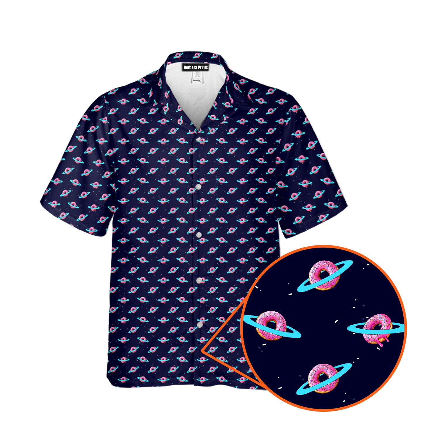 Donut Planet - Funny Golf Hawaiian Shirt-Hawaiian Shirt-Gerbera Prints