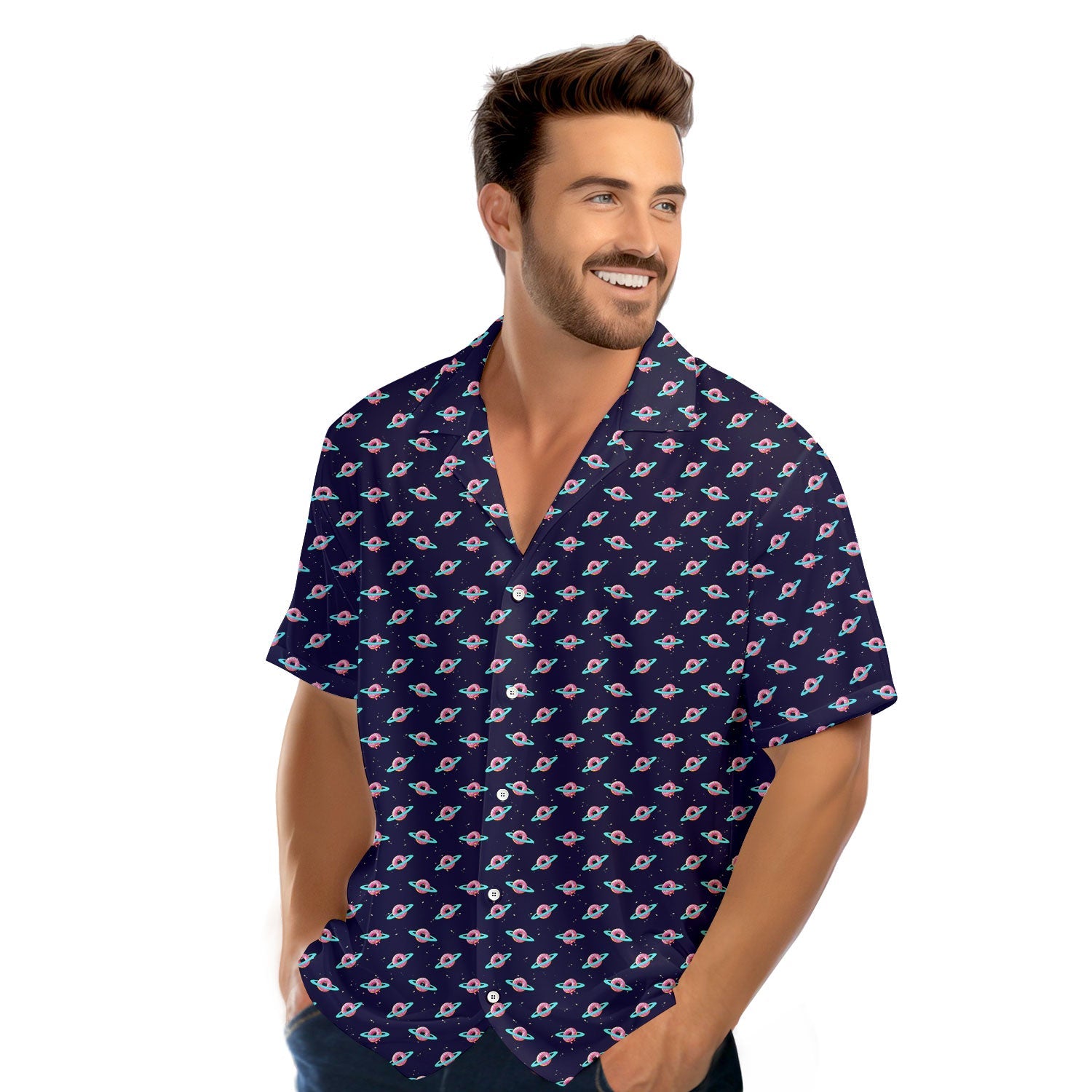 Donut Planet - Funny Golf Hawaiian Shirt-Hawaiian Shirt-Gerbera Prints