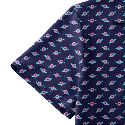 Donut Planet - Funny Golf Hawaiian Shirt 