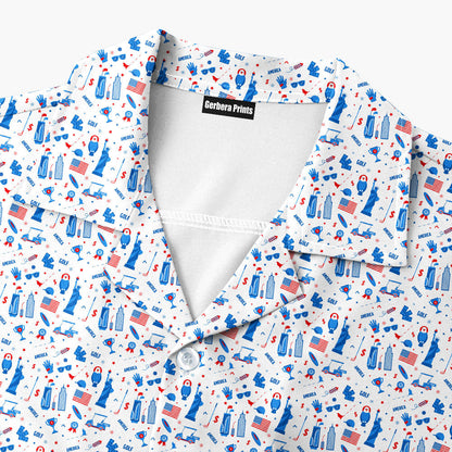 America Golf - Funny Golf Hawaiian Shirt