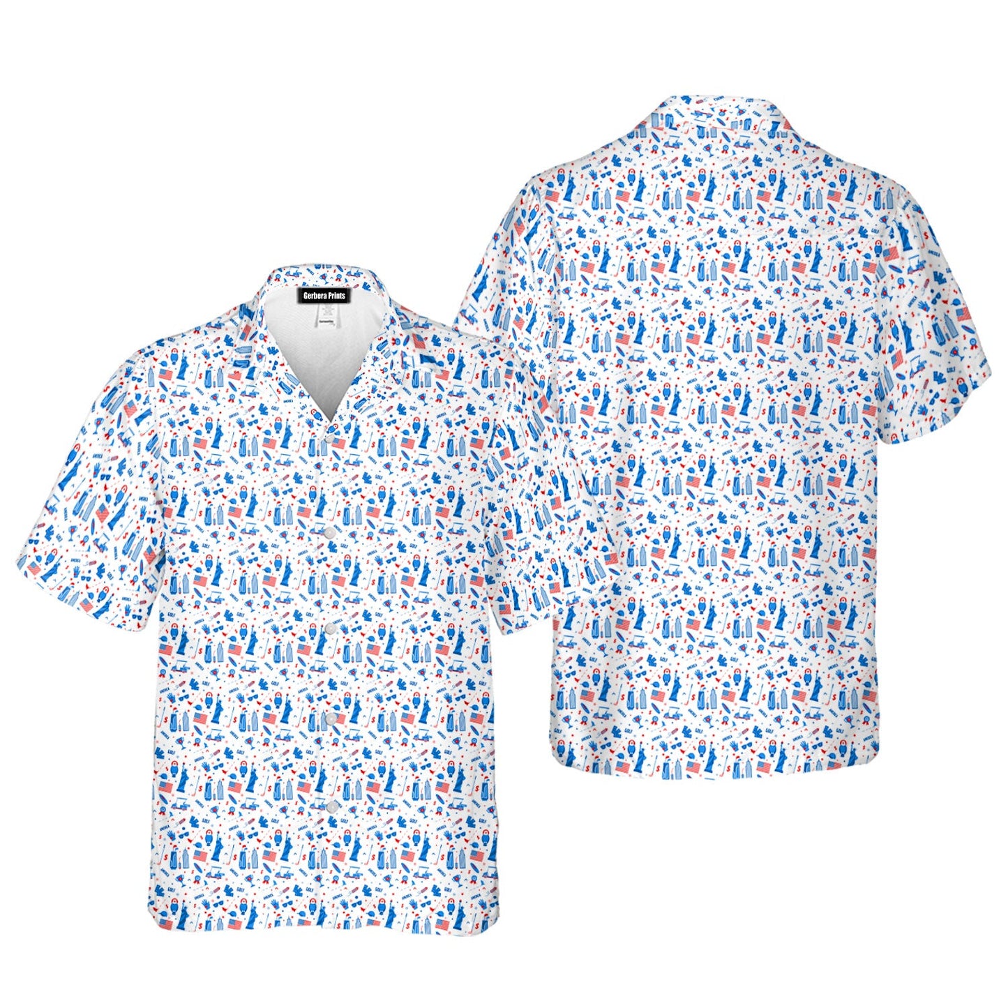 America Golf - Funny Golf Hawaiian Shirt