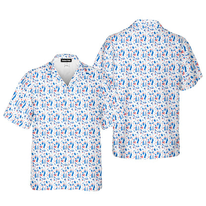America Golf - Funny Golf Hawaiian Shirt