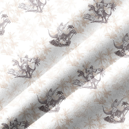 Jesus Riding Dinosaur - Funny Golf Hawaiian Shirt