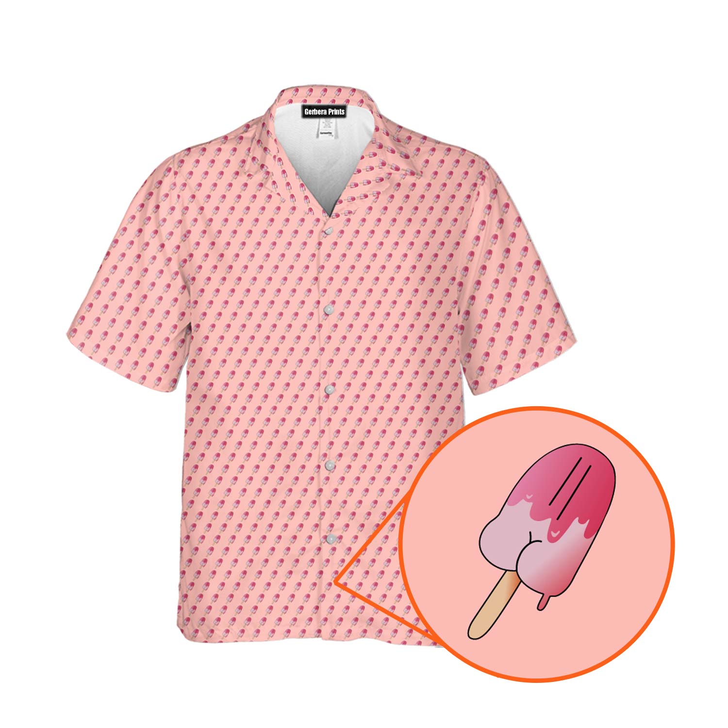 Ice Cream - Funny Golf Hawaiian Shirt-Hawaiian Shirt-Gerbera Prints