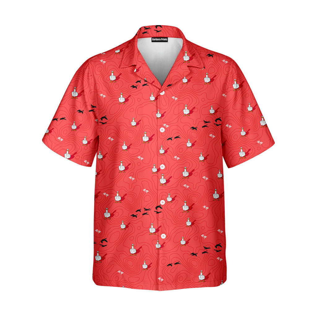 Duck You - Funny Golf Hawaiian Shirt