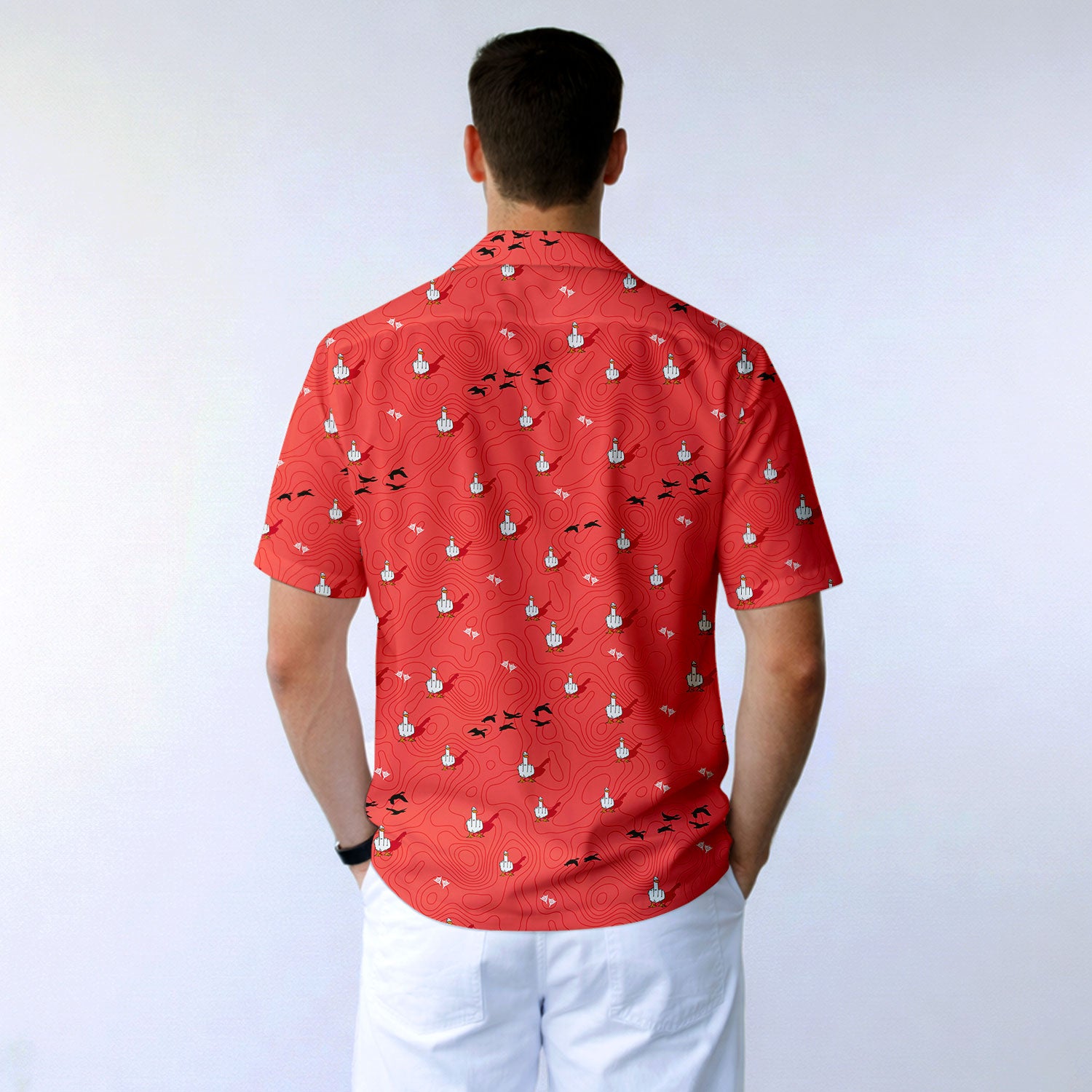 Duck You - Funny Golf Hawaiian Shirt