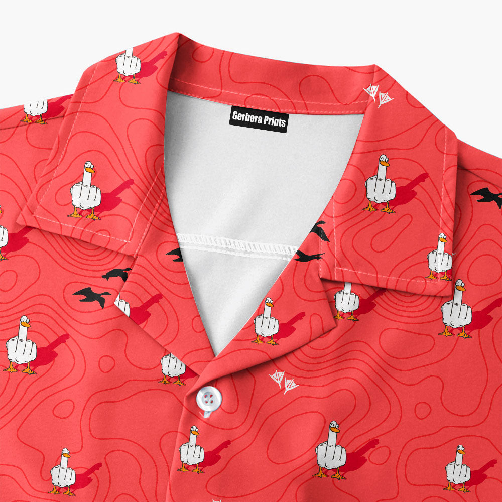 Duck You - Funny Golf Hawaiian Shirt