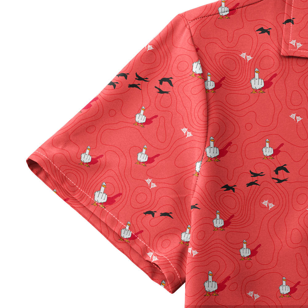 Duck You - Funny Golf Hawaiian Shirt