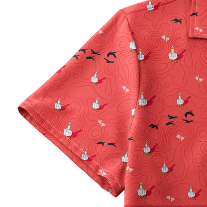 Duck You - Funny Golf Hawaiian Shirt