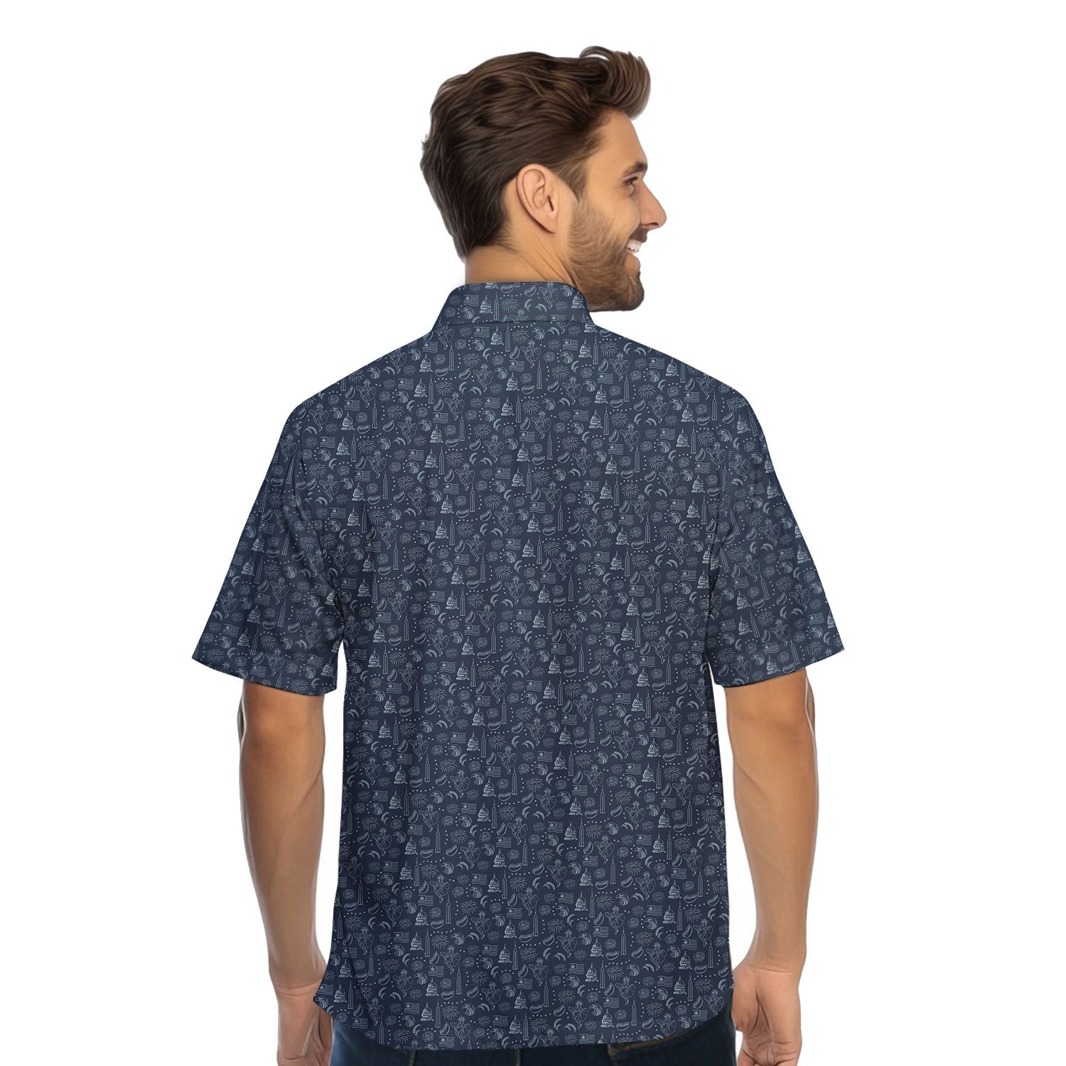 The American - Funny Golf Hawaiian Shirt-Hawaiian Shirt-Gerbera Prints
