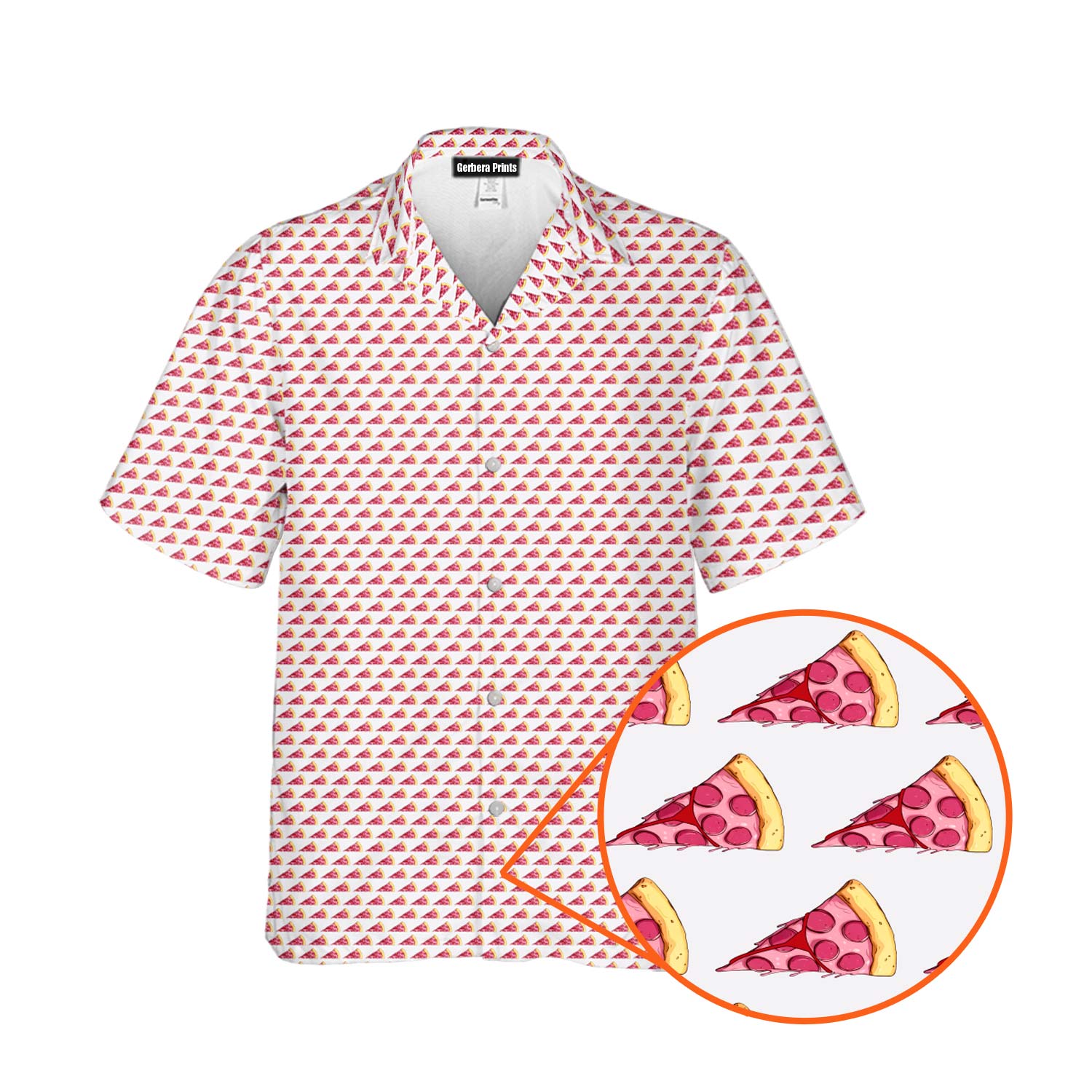 Pizza Slut - Funny Golf Hawaiian Shirt-Hawaiian Shirt-Gerbera Prints